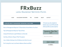 Tablet Screenshot of frxbuzz.com